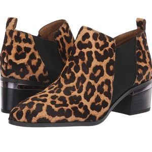 Franco sarto leopard booties